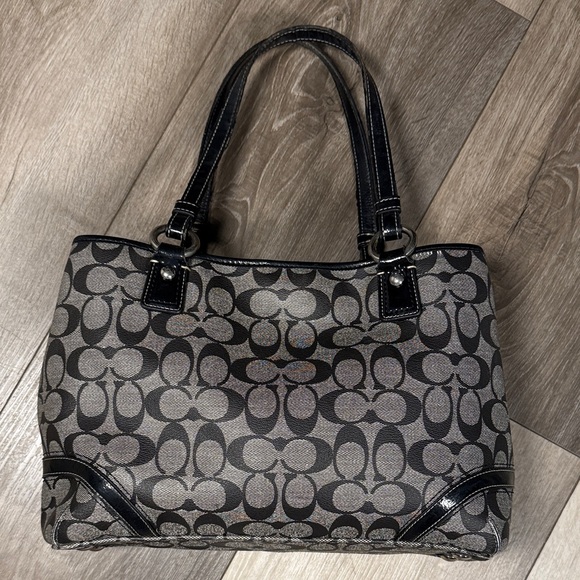 Coach Peyton Shopper Carryall Cavas Tote - Picture 8 of 16